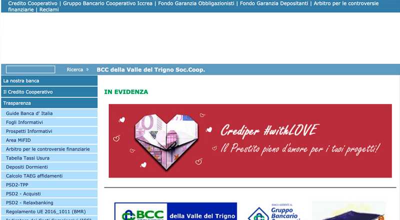 Informazione Generale - BCC Valle del Trigno