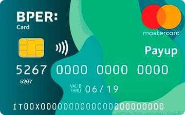 Carta prepagata BPER Card PayUp BPER Banca