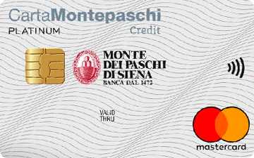 Carta di credito Montepaschi Platinum MPS Monte dei Paschi di Siena