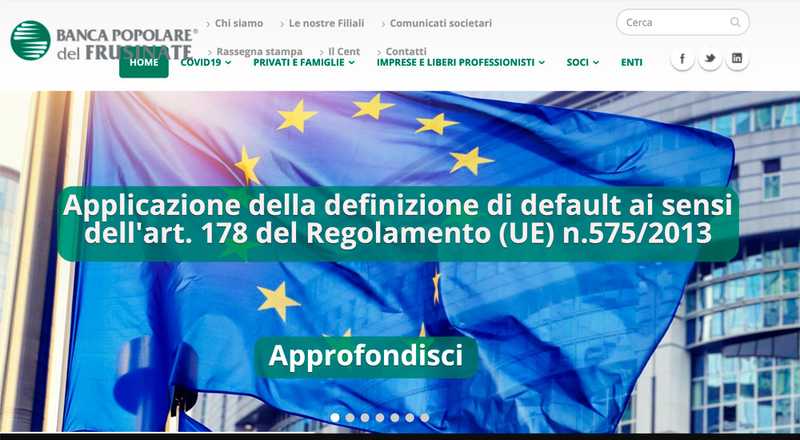 Informazione Generale - Banca Popolare del Frusinate