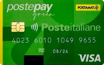 Carta prepagata Postepay Green BancoPosta