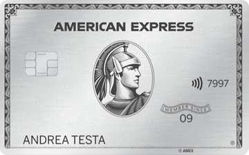 Carta di credito Platino American Express CheBanca