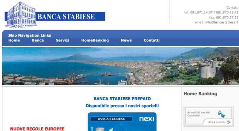 Informazione Generale - Banca Stabiese