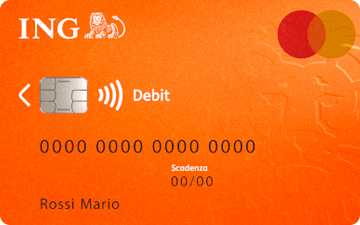 Carta di debito Mastercard ING