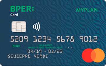 Carta di credito BPER Card MyPlan BPER Banca