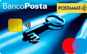 Carta di debito Postamat Maestro BancoPosta