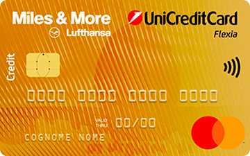 Carta di credito UniCreditCard Flexia Gold Miles & More UniCredit