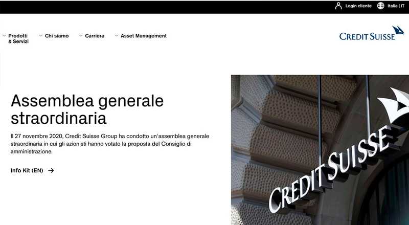 Informazione Generale - Credit Suisse