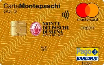 Carta di credito Montepaschi Gold MPS Monte dei Paschi di Siena