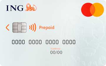 Carta prepagata Mastercard ING