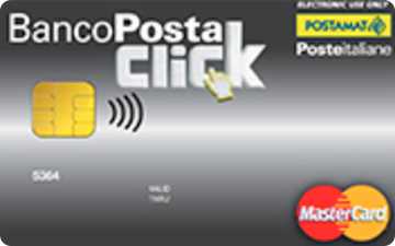 Carta di debito Postamat BancoPosta Click BancoPosta