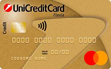 Carta di credito UniCreditCard Flexia Gold UniCredit