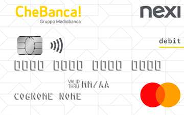 Carta di debito Mastercard International CheBanca