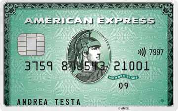 Carta di credito Verde American Express CheBanca